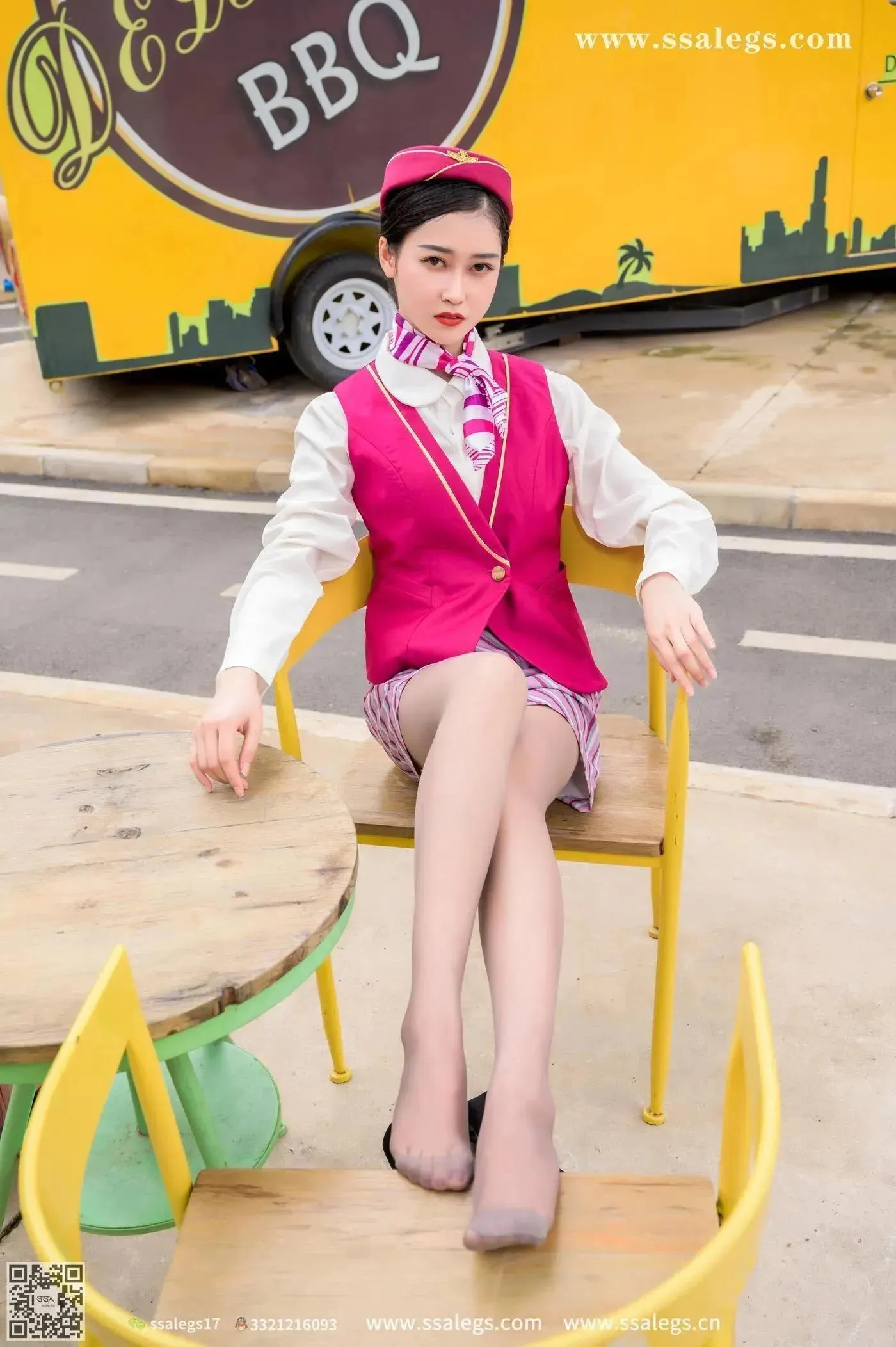 [SSA丝社]超清写真 NO.436 漫漫她的空姐梦(下) [69P]插图